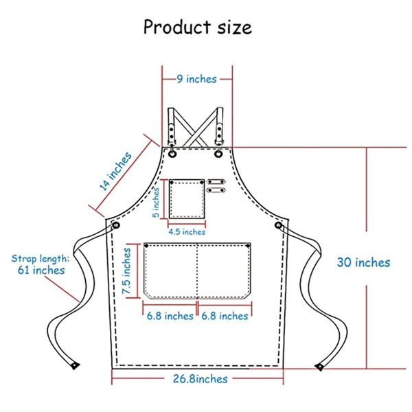 Adjustable Unisex working Apron