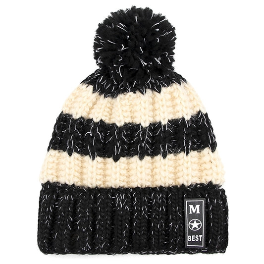 Stitched Beanie Hat