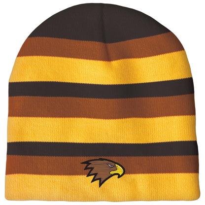 Knit Beanie with No Pom and No Cuff (Embroidery Logo)