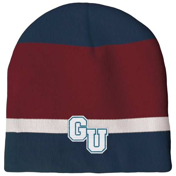 Knit Beanie with No Pom and No Cuff (Embroidery Logo)