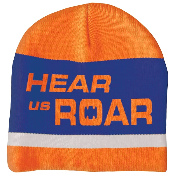 Knit Beanie with No Pom and No Cuff (No Logo)