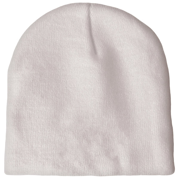 Knit Beanie with No Pom and No Cuff (No Logo)