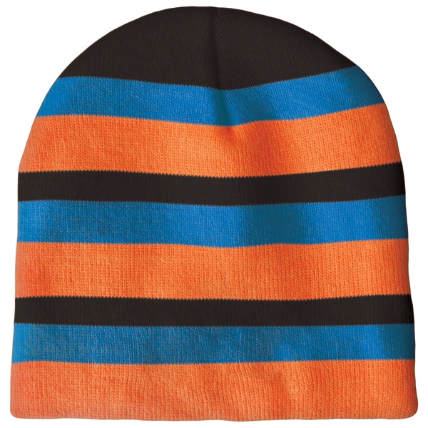 Knit Beanie with No Pom and No Cuff (No Logo)