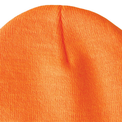 Knit Beanie with No Pom and No Cuff (No Logo)
