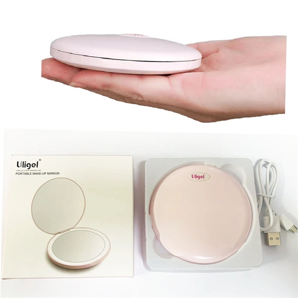 Rechargea LED Travel Makeup Mirror