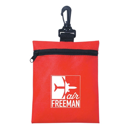 Non-Woven Zippered Pouch