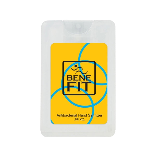 66 Oz. Card Shape Hand Sanitizer