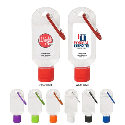 1.8 OZ. HAND SANITIZER WITH CARABINER