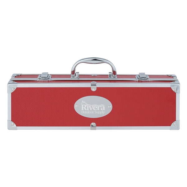 BBQ Set In Aluminum Case