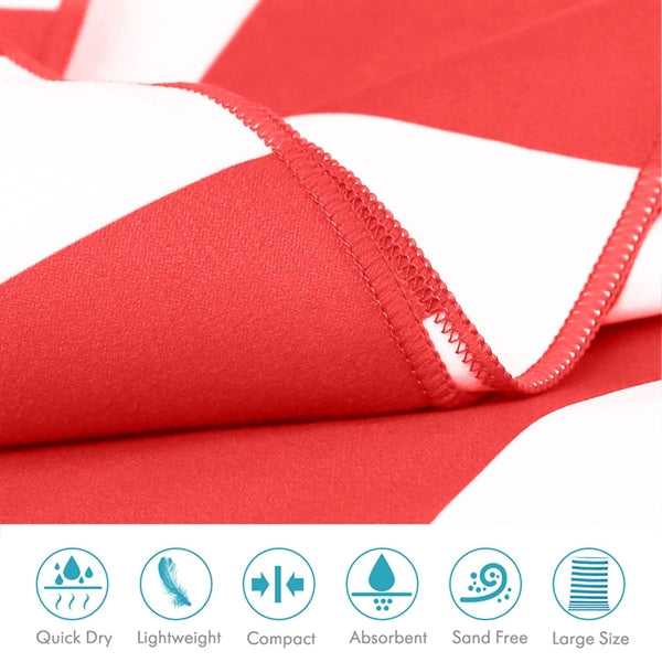 Quick Dry Beach Towel Stripe