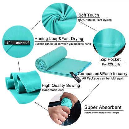 Microfiber Towel Perfect Travel  Sports  Beach