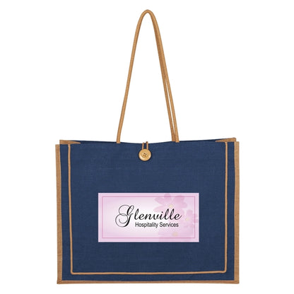 Paradise Jute Tote Bag