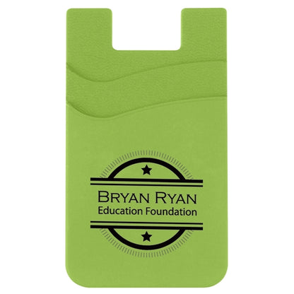 Dual Pocket Silicone Phone Wallet