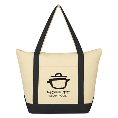 Folksy 12 Oz. Cotton Tote Bag