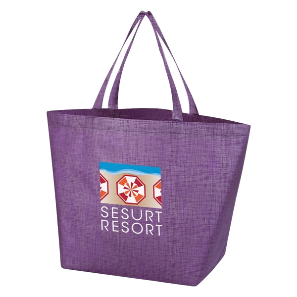 Crosshatch Non-Woven Tote Bag