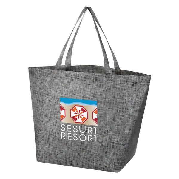 Crosshatch Non-Woven Tote Bag