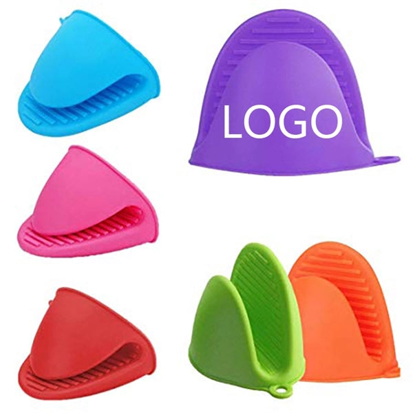 Anti-scalding non-slip silicone hand clip