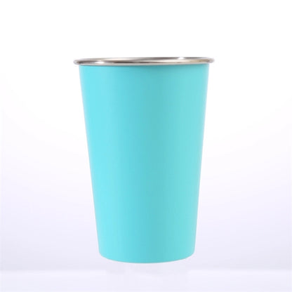 16oz Beer Tumbler Stackable Stainless Steel Drinking Glasses