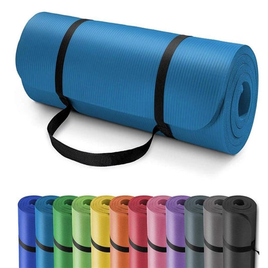 Non-Slip Yoga Mat with Carrying Strap