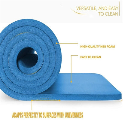 Non-Slip Yoga Mat with Carrying Strap