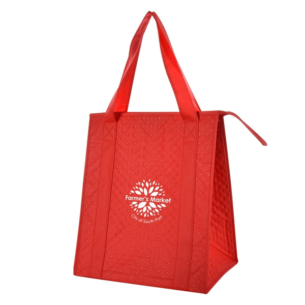 Dimples Non-Woven Cooler Tote Bag