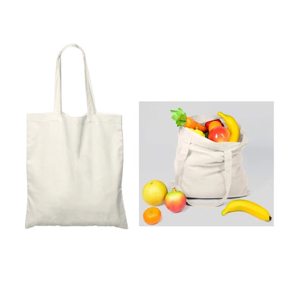 Natural Cotton Canvas Tote Bag