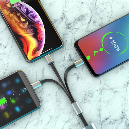 Multiple 3-in-1 USB Charge Cord