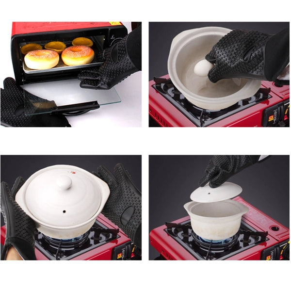 Heat Resistant Gloves BBQ Oven Mitts