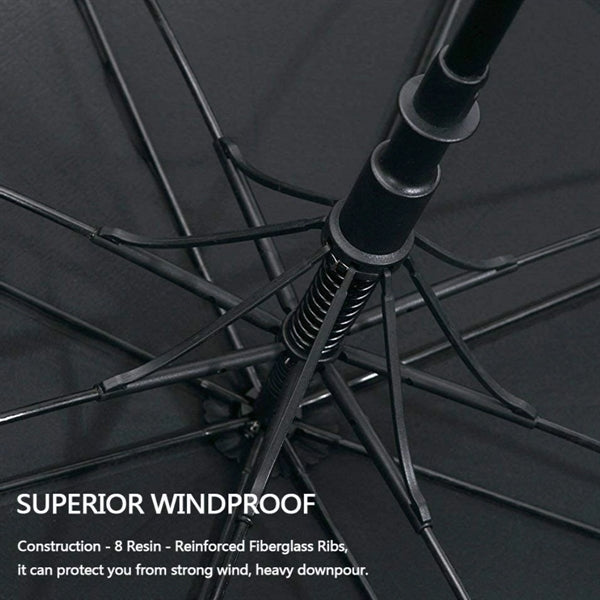 Automatic Open Umbrella with Double Canopy