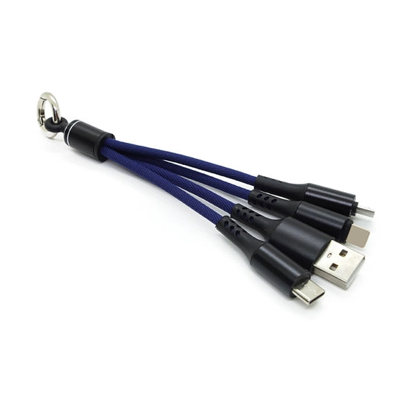 USB Charging Keychain Cord 3in1