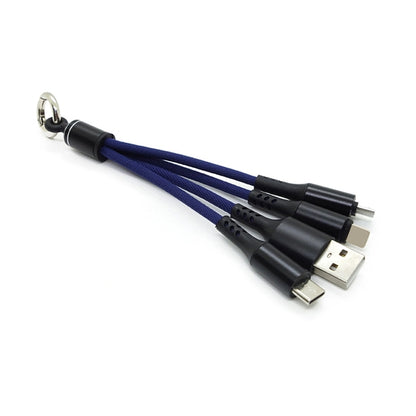 USB Charging Keychain Cord 3in1