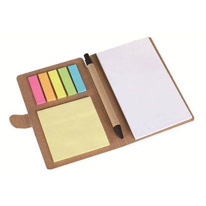 Eco-Friendly Notebook with Memo Pad
