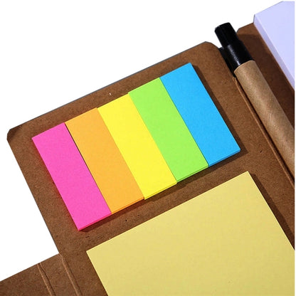 Eco-Friendly Notebook with Memo Pad