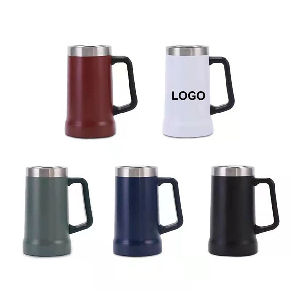 Stainless Steel Big Grip Beer Mug