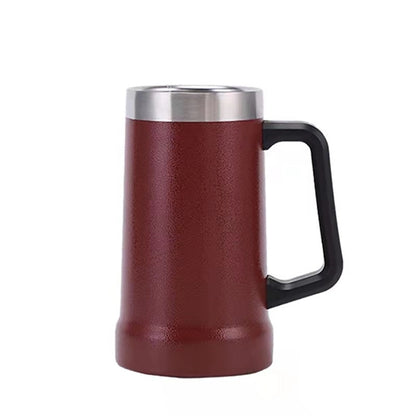 Stainless Steel Big Grip Beer Mug