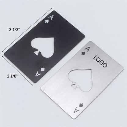 Ace Card type bottle opener