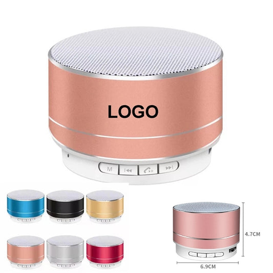 Round Wireless Metal Speaker