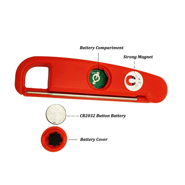 Instant Read Meat Thermometer for Grill and Cooking