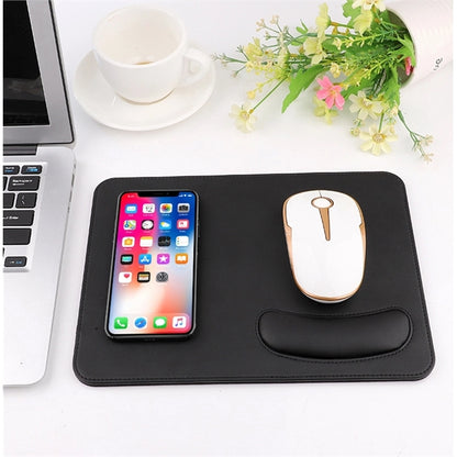 Wireless Charging Mouse pad with Wrist Rest