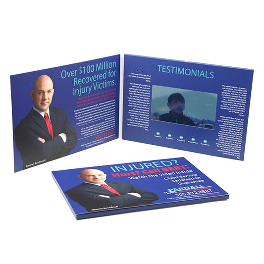 5.0" HD IPS Business Video Book Card, Customized
