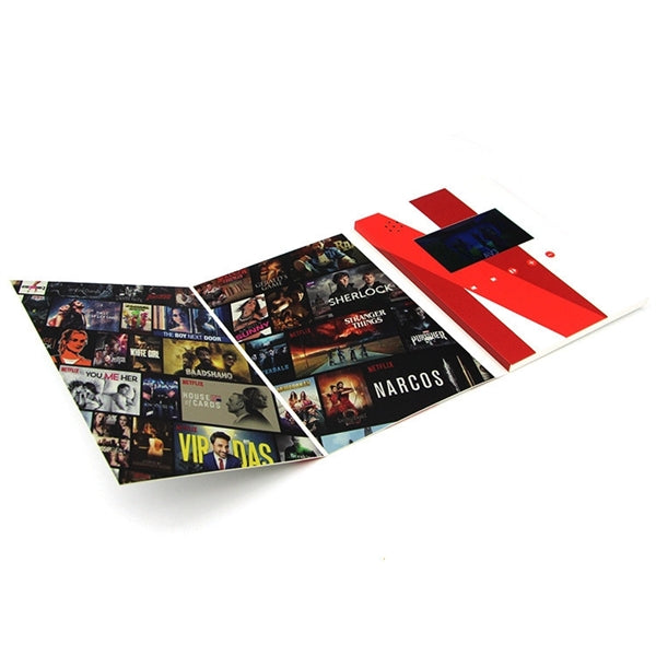 5.0" HD IPS Business Video Book Card, Customized