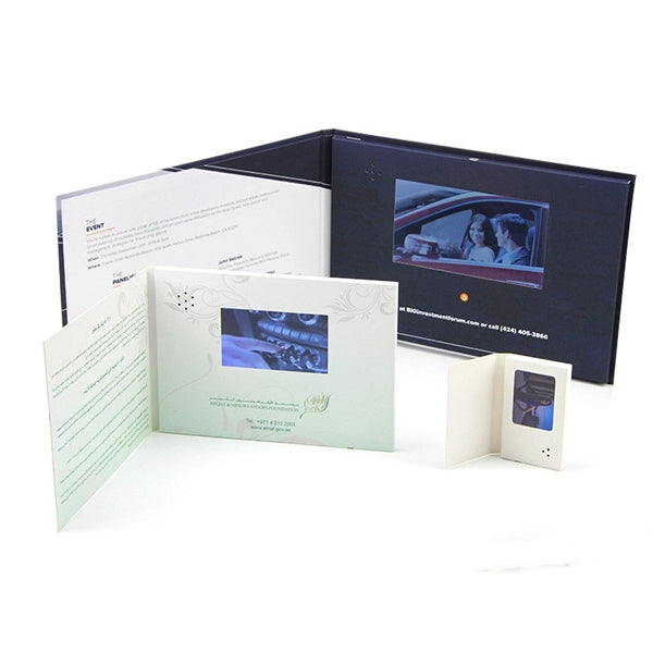 5.0" HD IPS Business Video Book Card, Customized