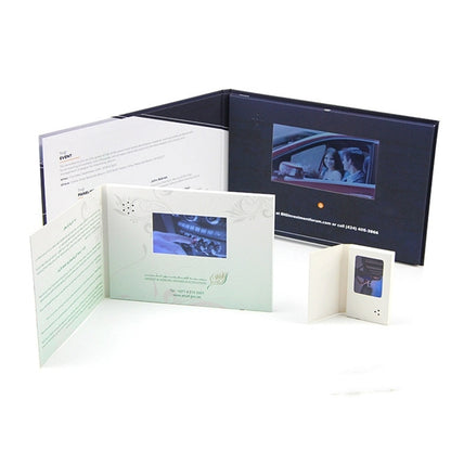 5.0" HD IPS Business Video Book Card, Customized