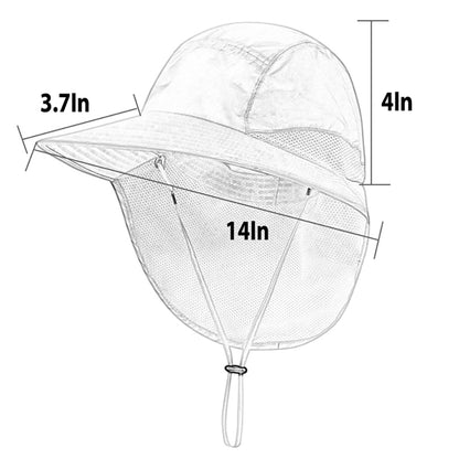 Fishing Hat with Neck Flap