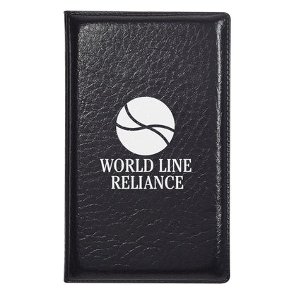 Leather Look Padfolio With Sticky Notes & Flags