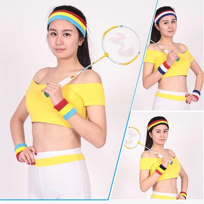 Sports Headband Wristband Set