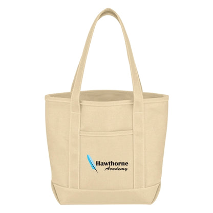 Small Cotton Canvas Yacht Tote Bag