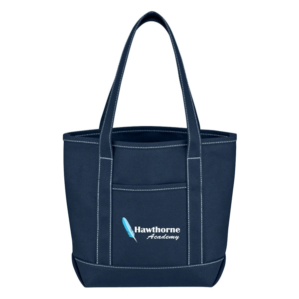 Small Cotton Canvas Yacht Tote Bag