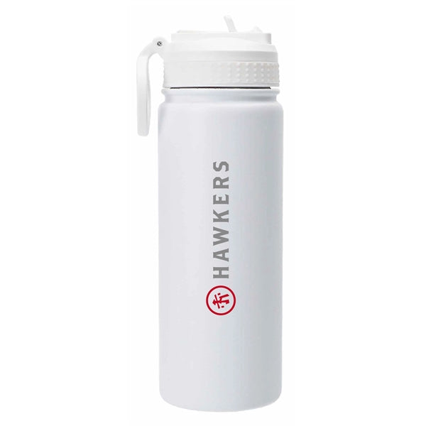 18oz.Travel Stainless Insulated Bottle w/ Lid,Straw & Handle