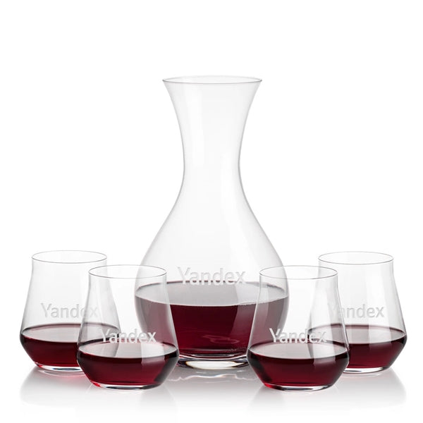 Adelita Carafe & Bretton Stemless Wine